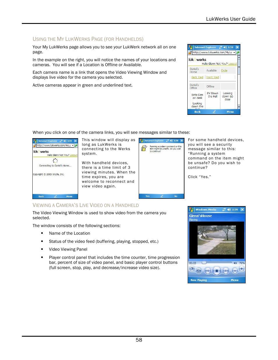 WiLife V 1.5 User Manual | Page 64 / 102