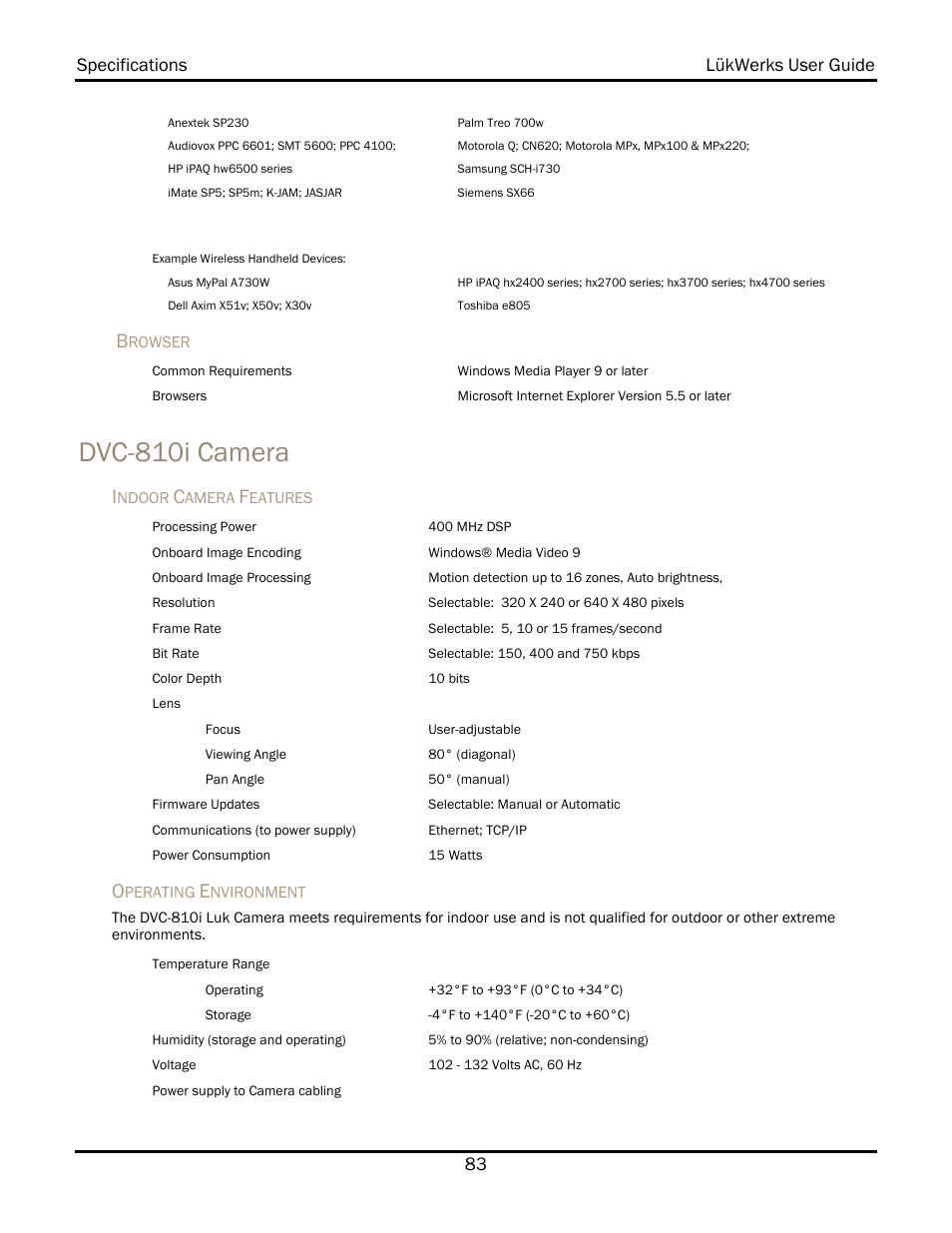 Dvc-810i camera | WiLife V 1.5 User Manual | Page 89 / 102