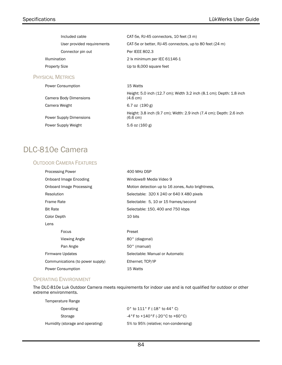 Dlc-810e camera | WiLife V 1.5 User Manual | Page 90 / 102