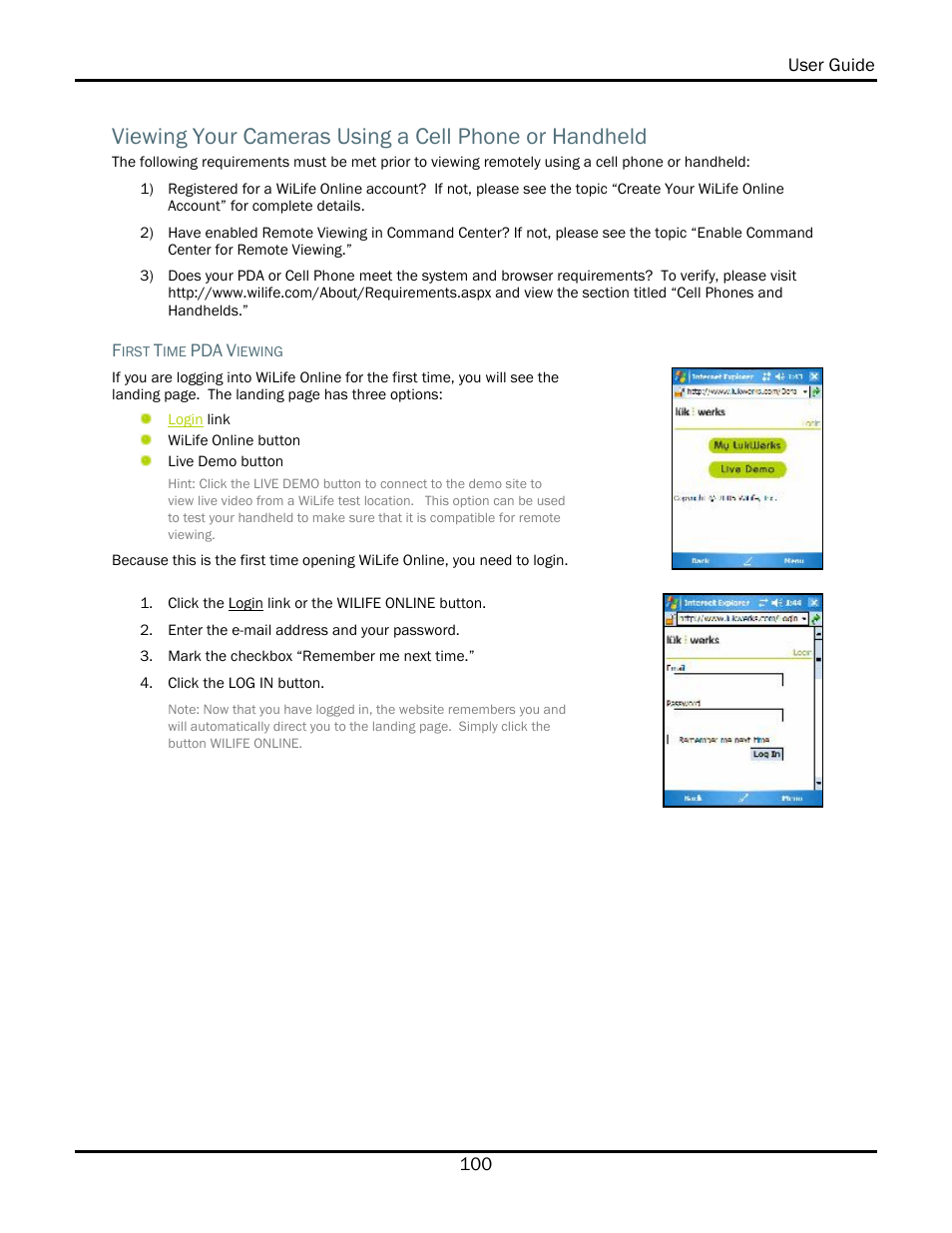 WiLife V2.1 User Manual | Page 113 / 165