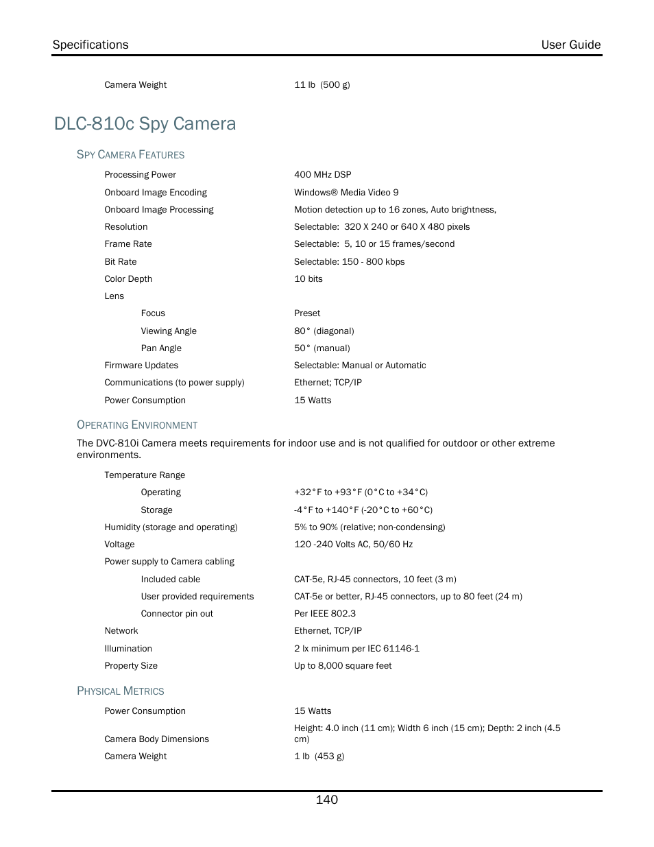 Dlc-810c spy camera | WiLife V2.1 User Manual | Page 153 / 165