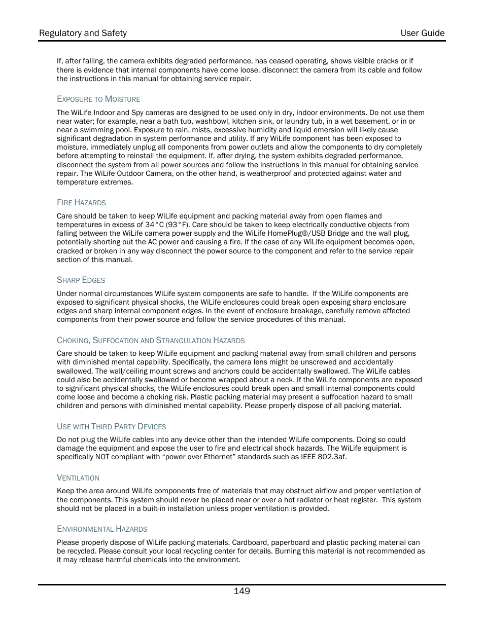 WiLife V2.1 User Manual | Page 162 / 165