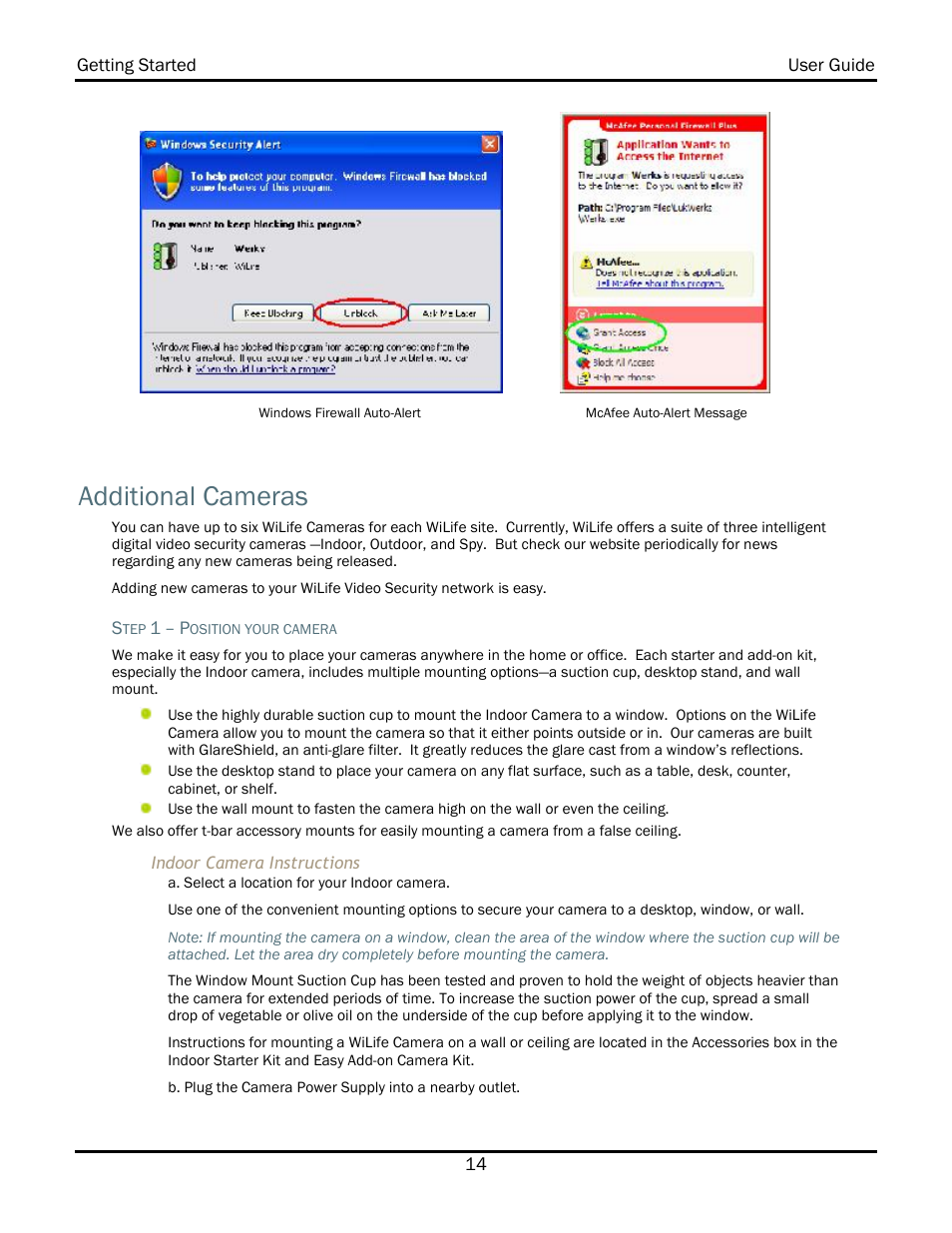 Additional cameras | WiLife V2.1 User Manual | Page 27 / 165