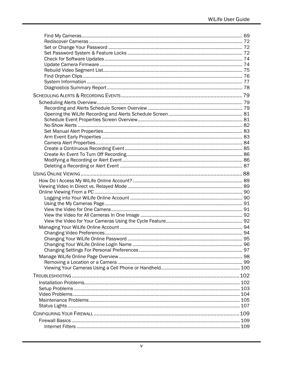 WiLife V2.1 User Manual | Page 6 / 165