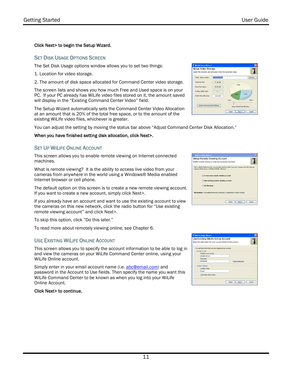 WiLife V2.5 User Manual | Page 25 / 166