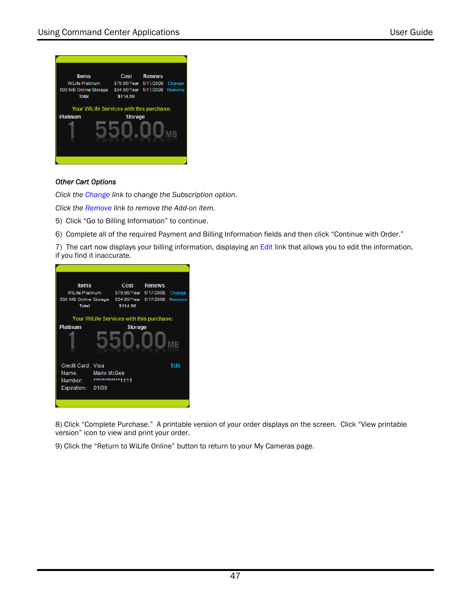 WiLife V2.5 User Manual | Page 61 / 166