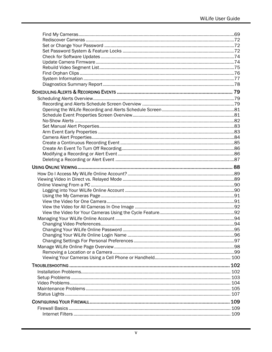 WiLife V2.5 User Manual | Page 7 / 166