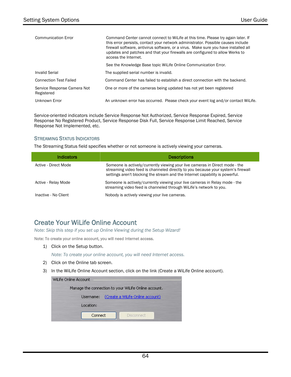 Create your wilife online account | WiLife V2.5 User Manual | Page 78 / 166