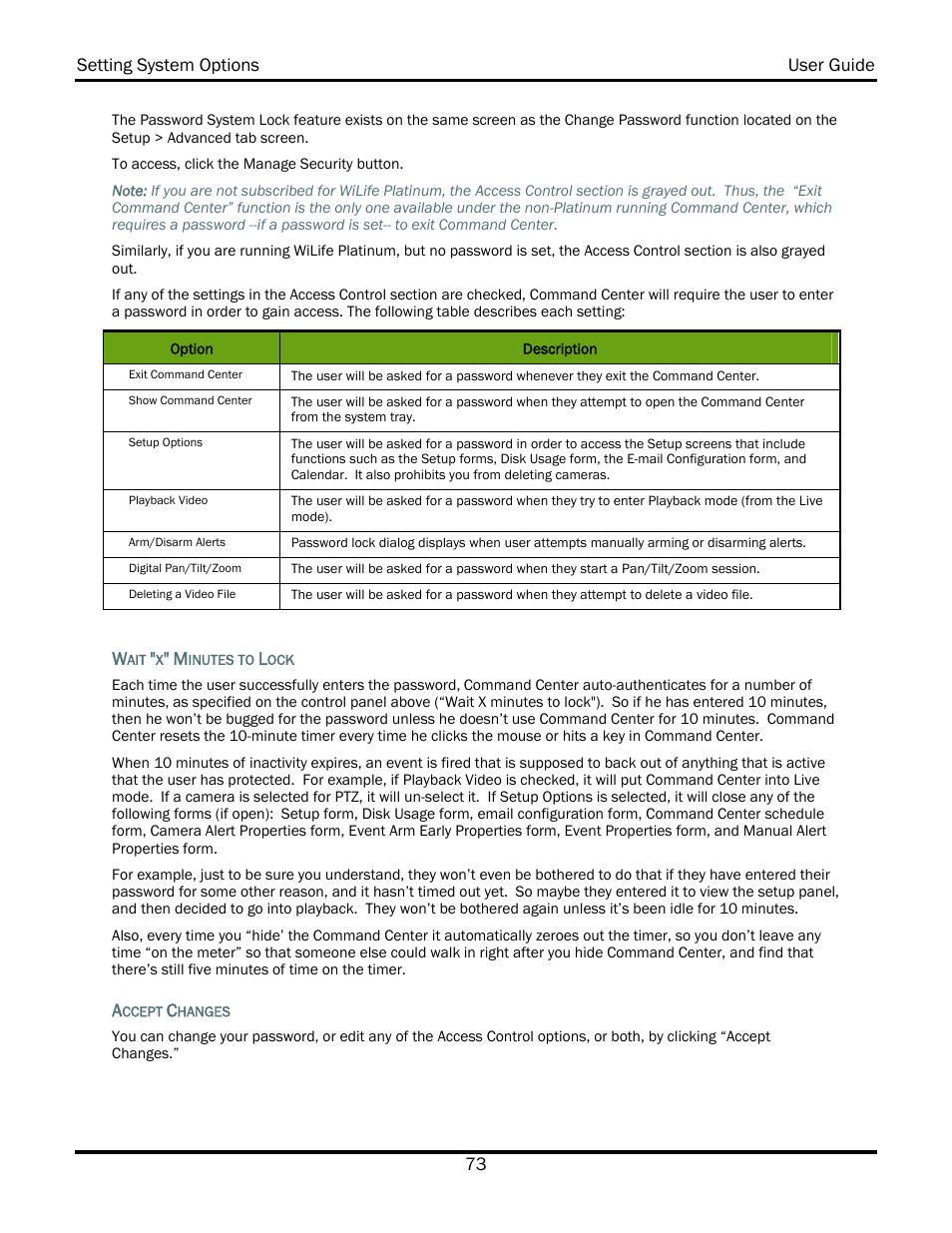 WiLife V2.5 User Manual | Page 87 / 166