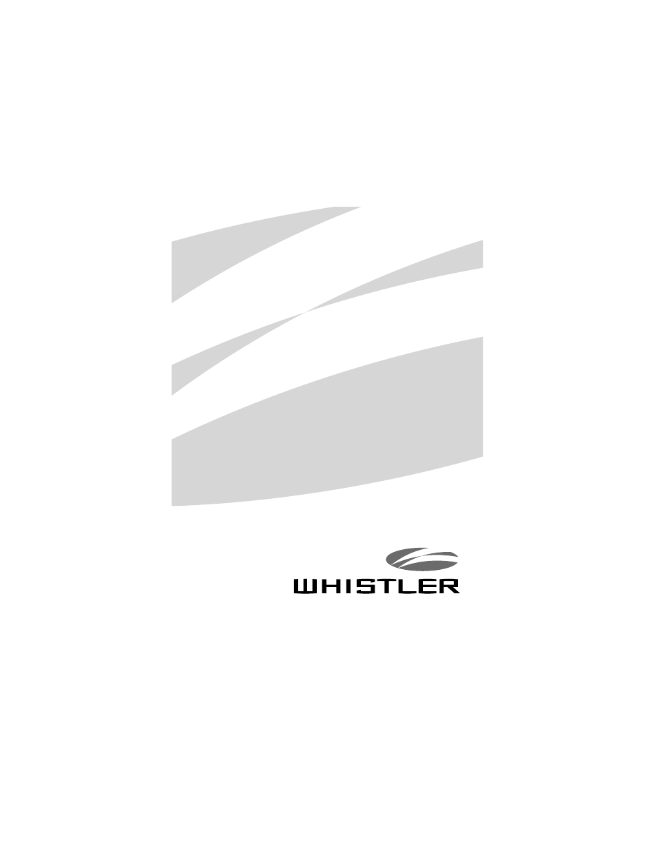 Whistler 1660 User Manual | 28 pages