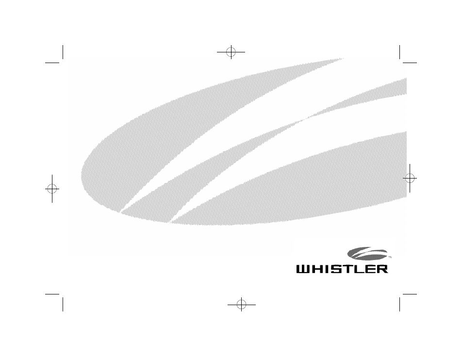 Whistler 1710/1730 User Manual | 16 pages