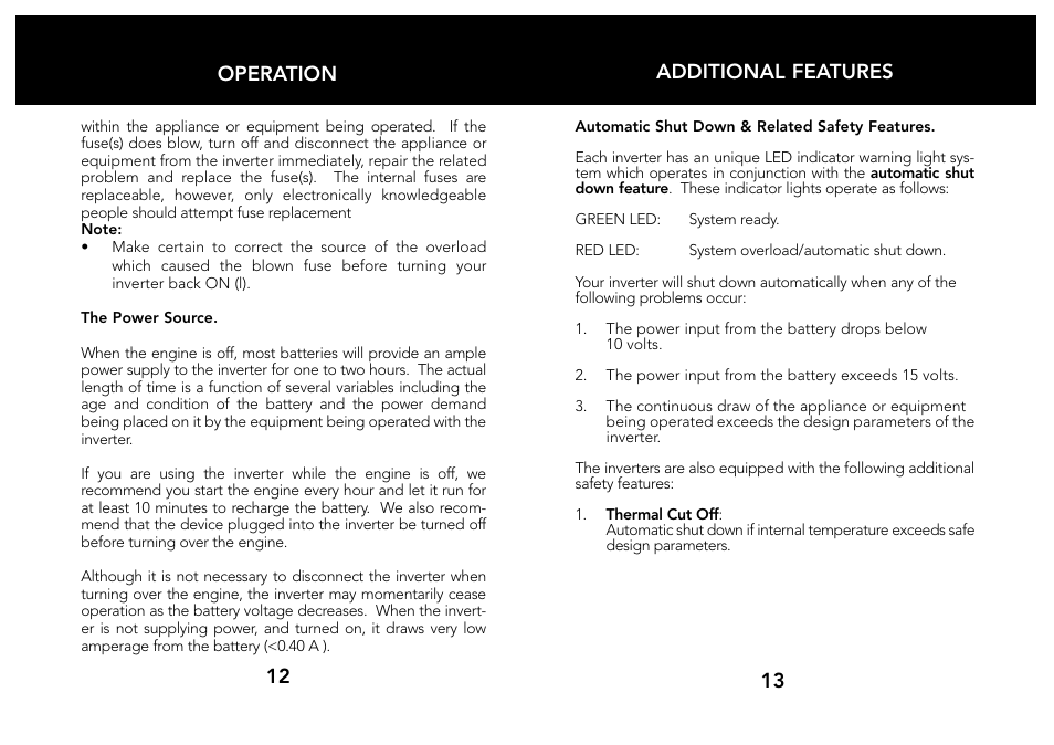 Whistler 200/400 WATT User Manual | Page 8 / 15