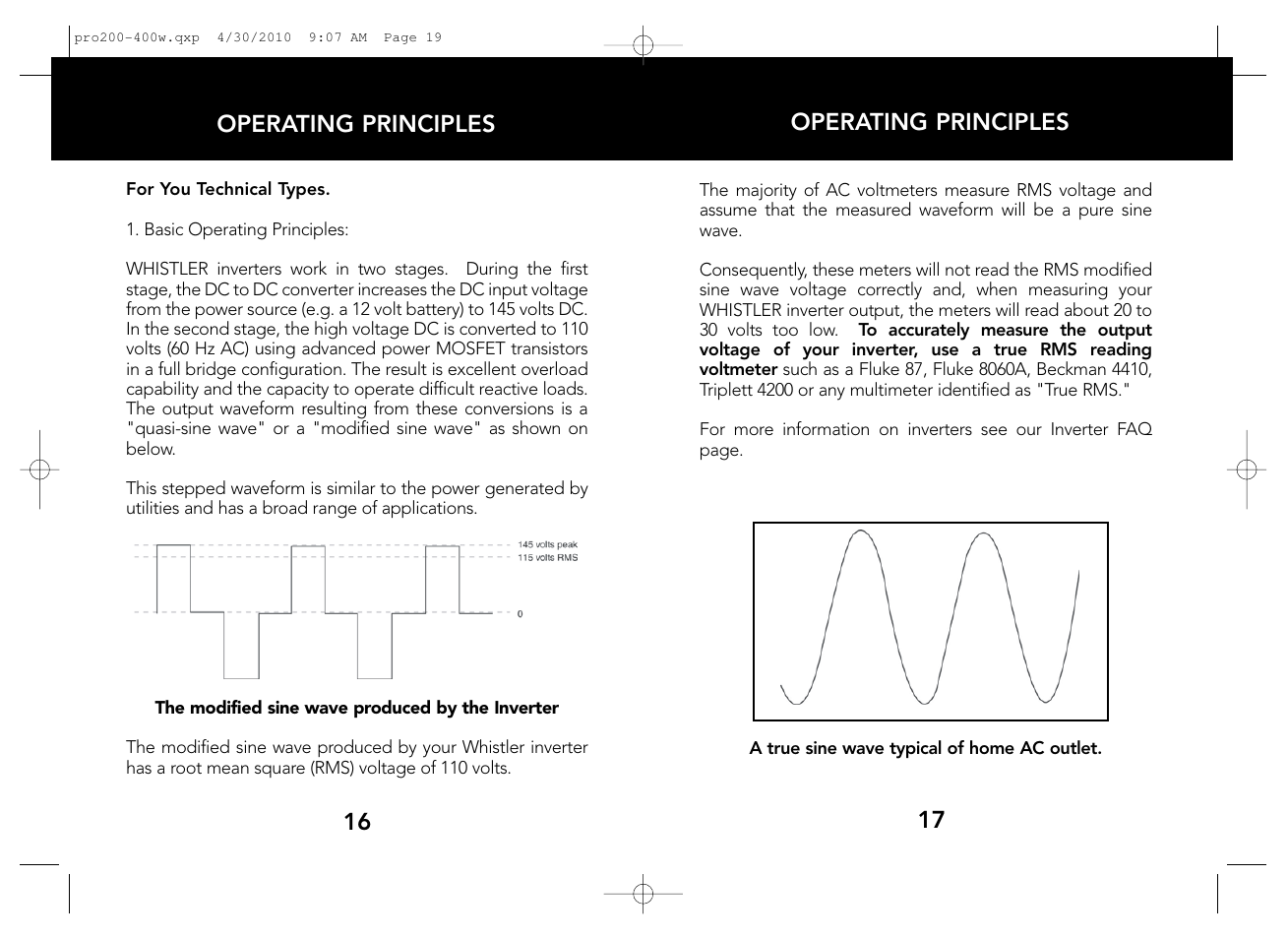 Whistler PRO-200W User Manual | Page 10 / 15