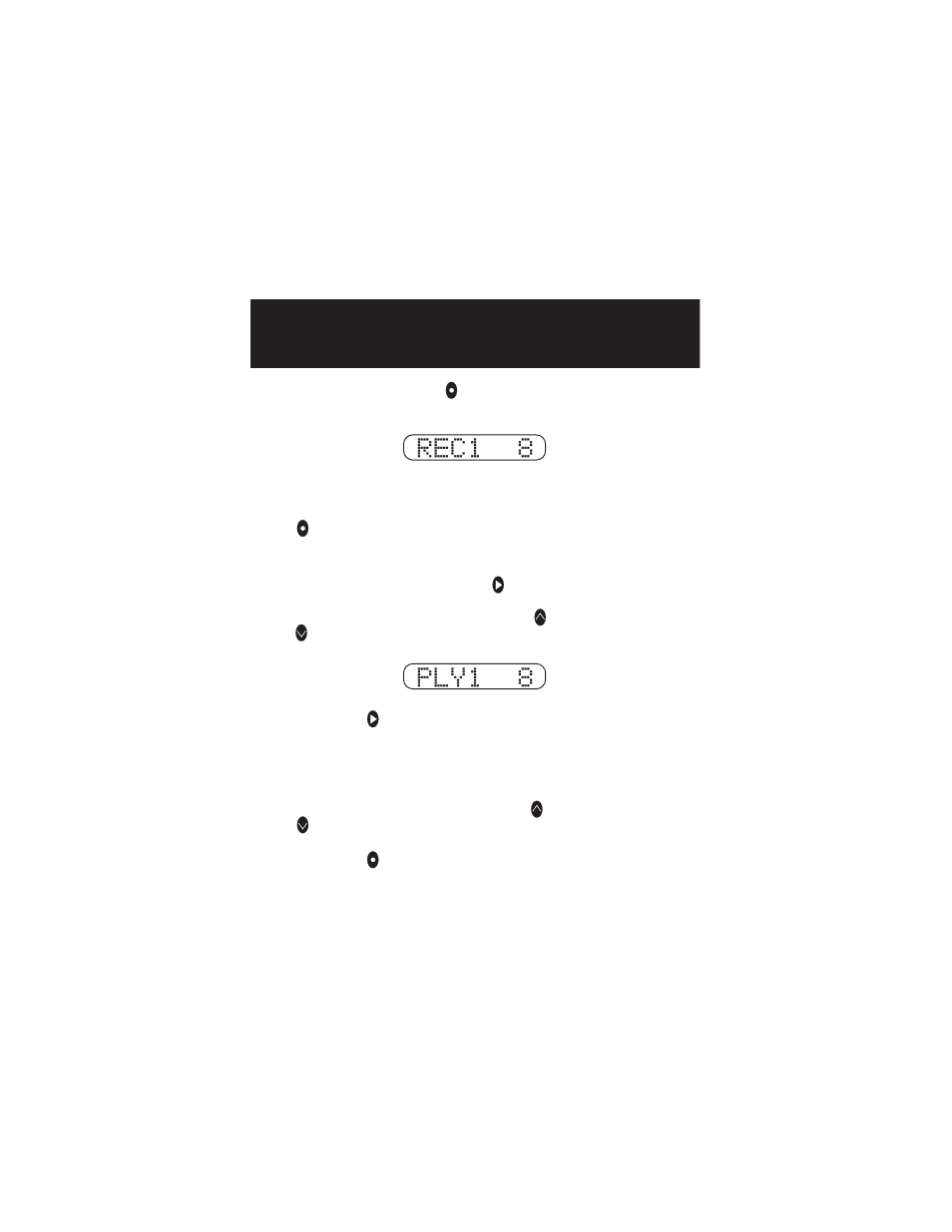 Rec1 8 ply1 8 | Whistler 1670 User Manual | Page 19 / 36
