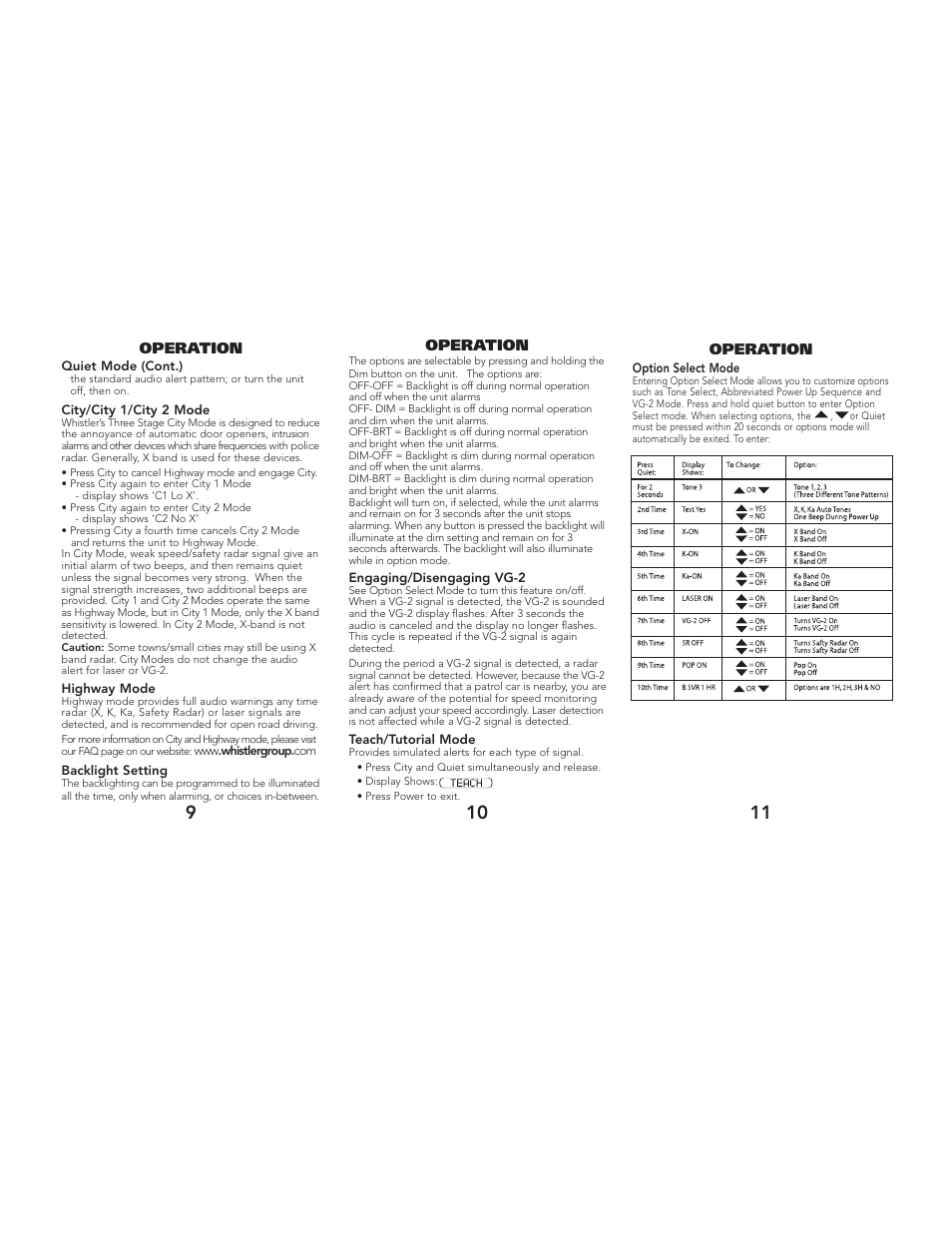 Whistler 1788 User Manual | Page 5 / 10