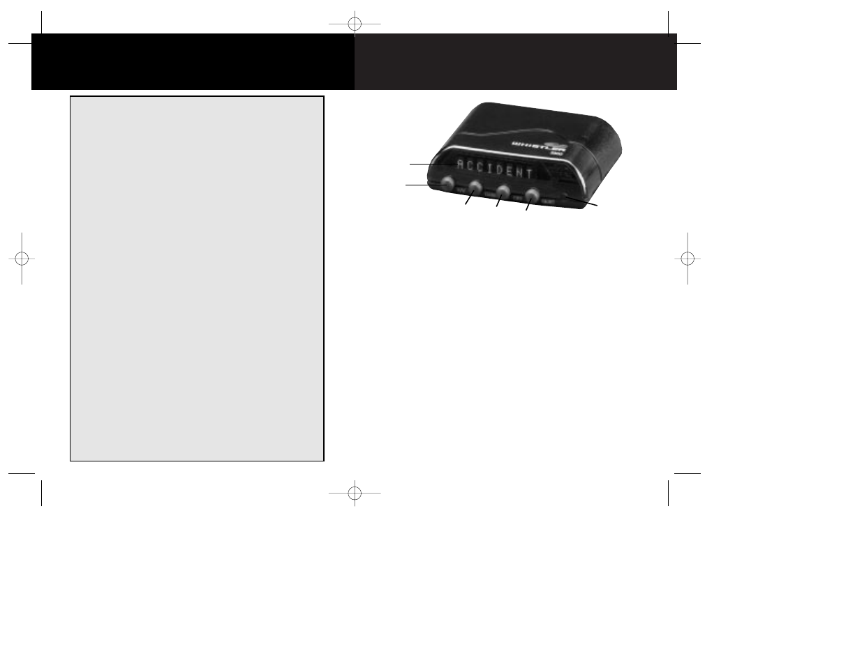 Whistler 3300 User Manual | Page 3 / 16