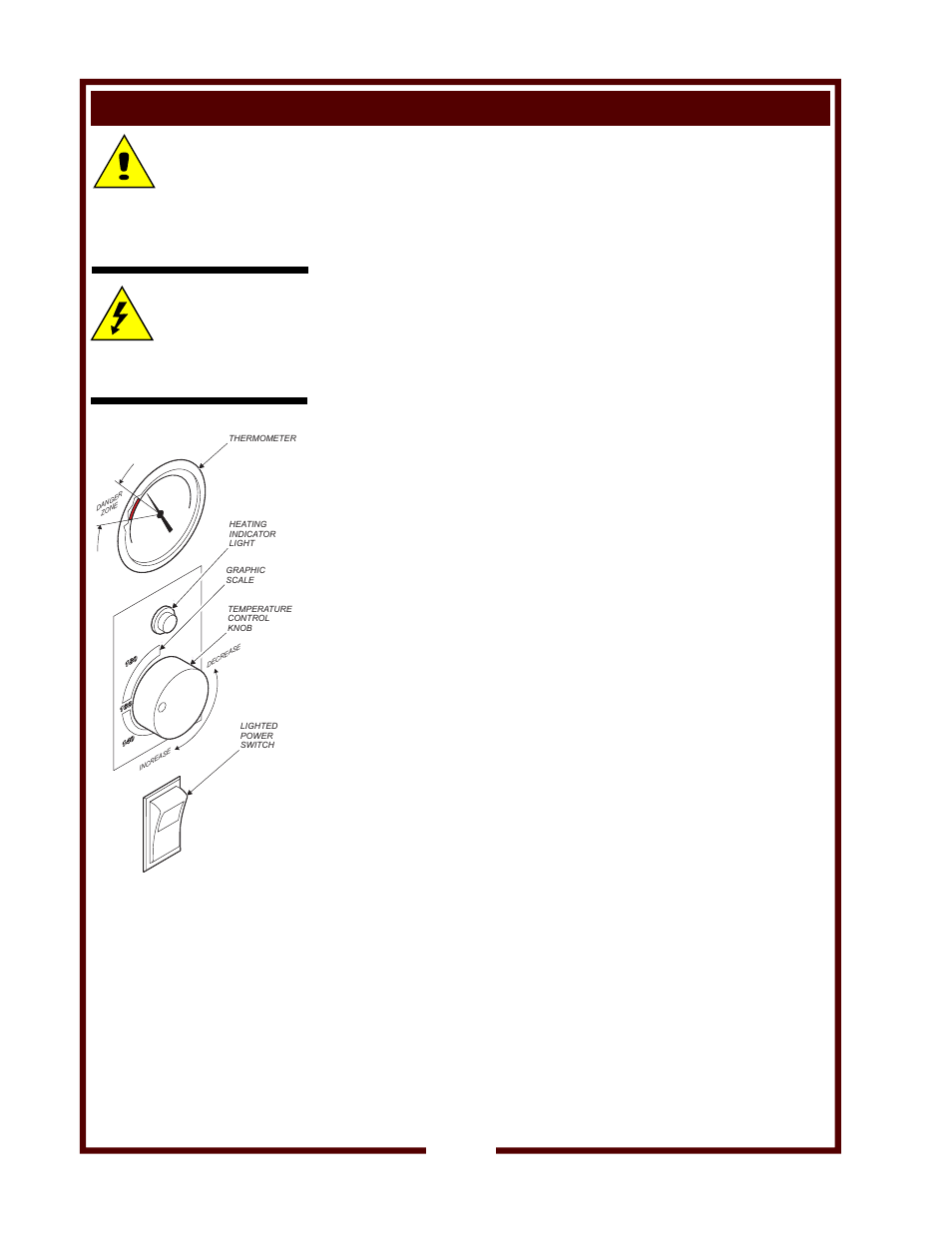 Caution, Operation | Wells TCW-2 User Manual | Page 8 / 12