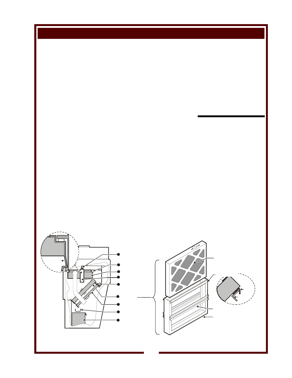 Filters installation, Installation (continued), Fig. 7 filter installation 11 | Wells CONVECTION OVEN and 4 HOTPLATE COOKTOP with UNIVERSAL HOOD WVOC-4HS User Manual | Page 13 / 34