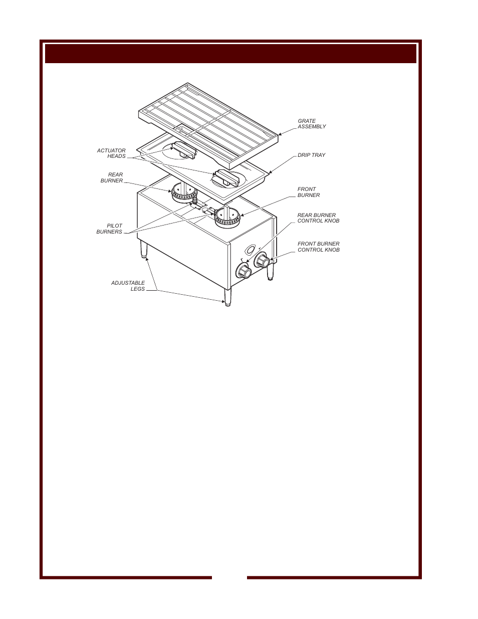Features & operating controls | Wells COUNTER TOP GAS HOTPLATE H-2412G User Manual | Page 4 / 16