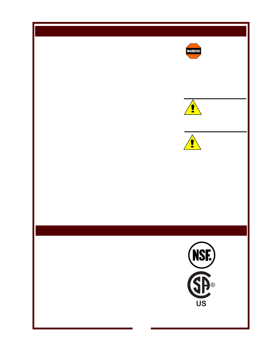 Agency approval information, Warning, Caution | Precautions and general information | Wells COUNTER TOP GAS HOTPLATE H-2412G User Manual | Page 5 / 16
