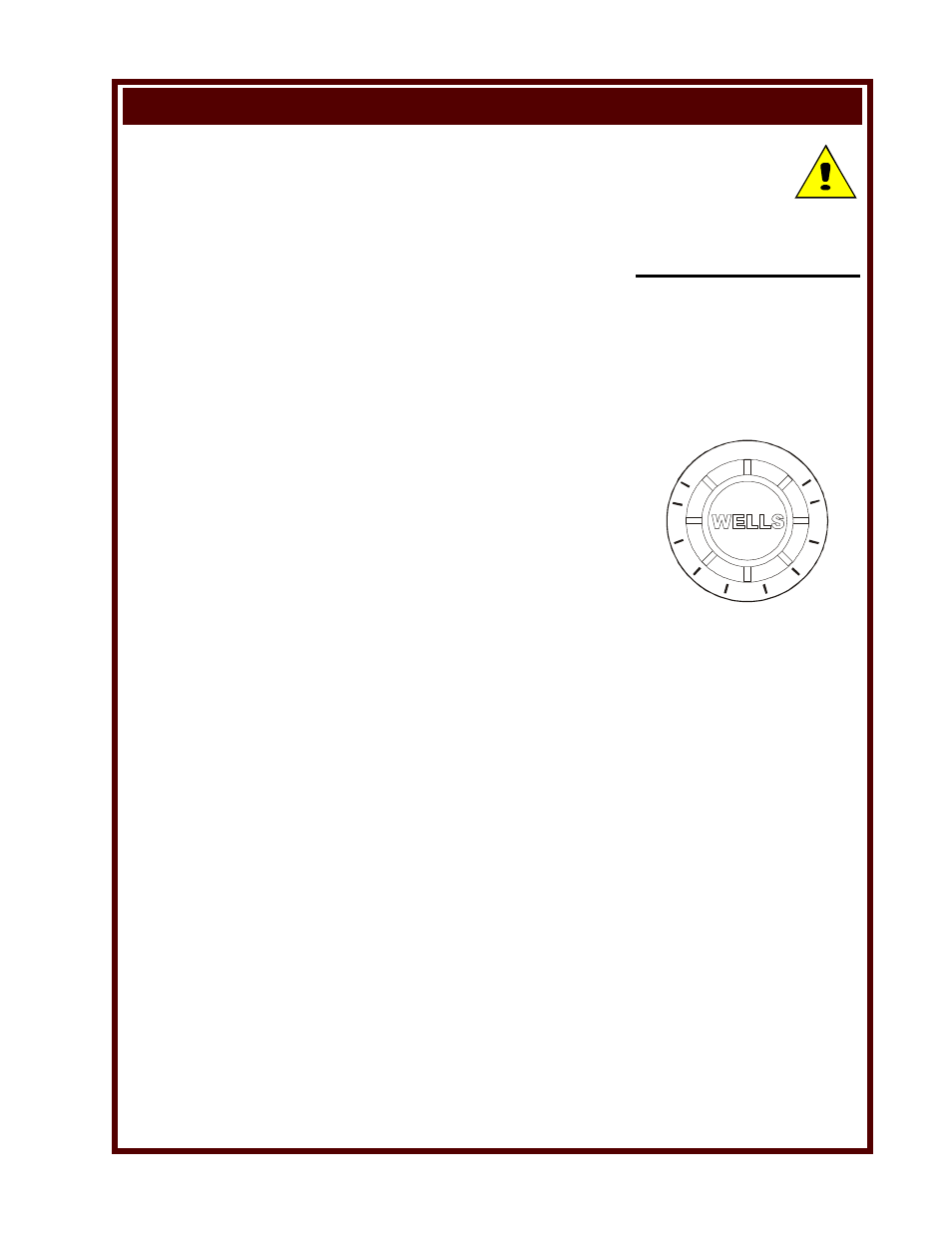 Operation, Fig 4. tem p erature con tro l, Caution | Wells H-636 User Manual | Page 7 / 12