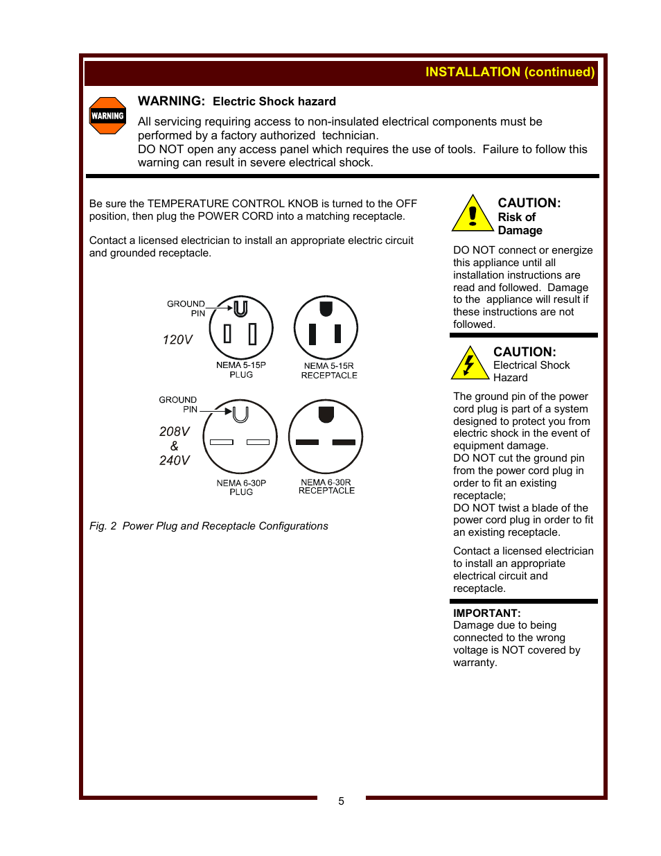 Wells Model LLF-14 User Manual | Page 7 / 14