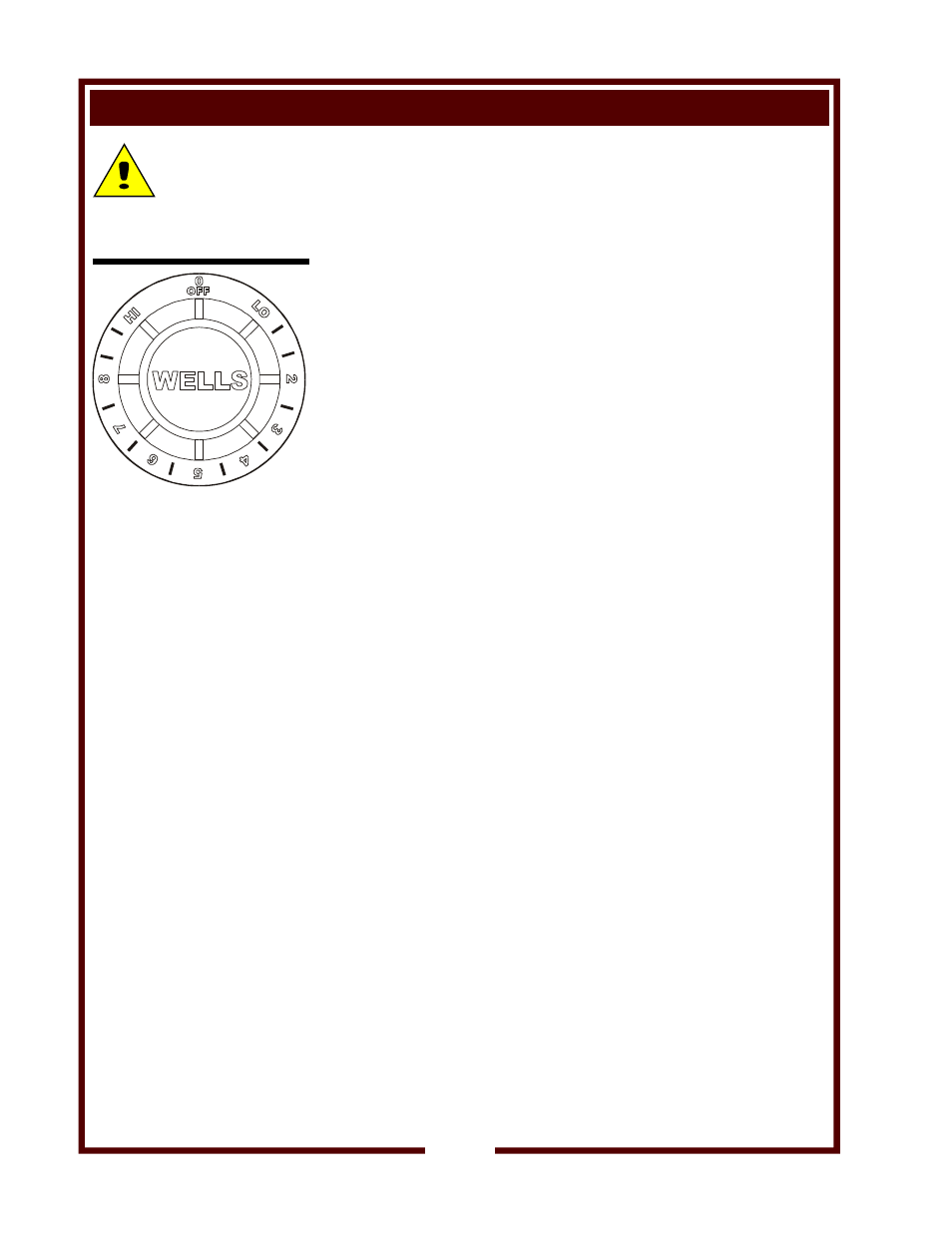 Operation (continued) | Wells B446 User Manual | Page 10 / 24