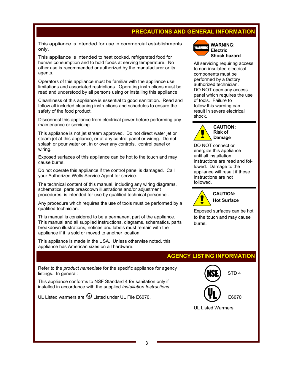 Wells HW/SMP-6D User Manual | Page 5 / 16