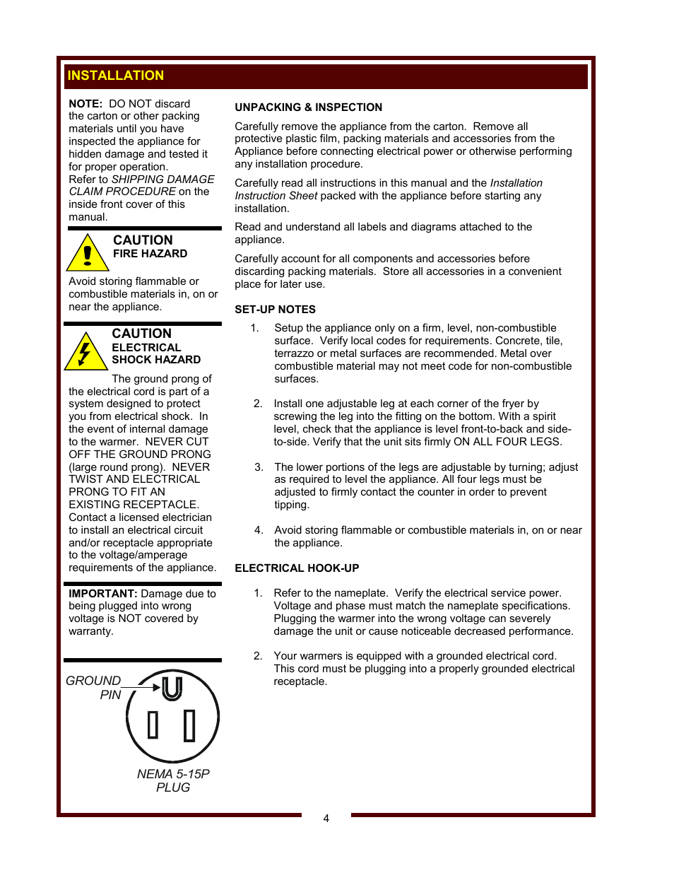 Wells HW-10 User Manual | Page 6 / 14