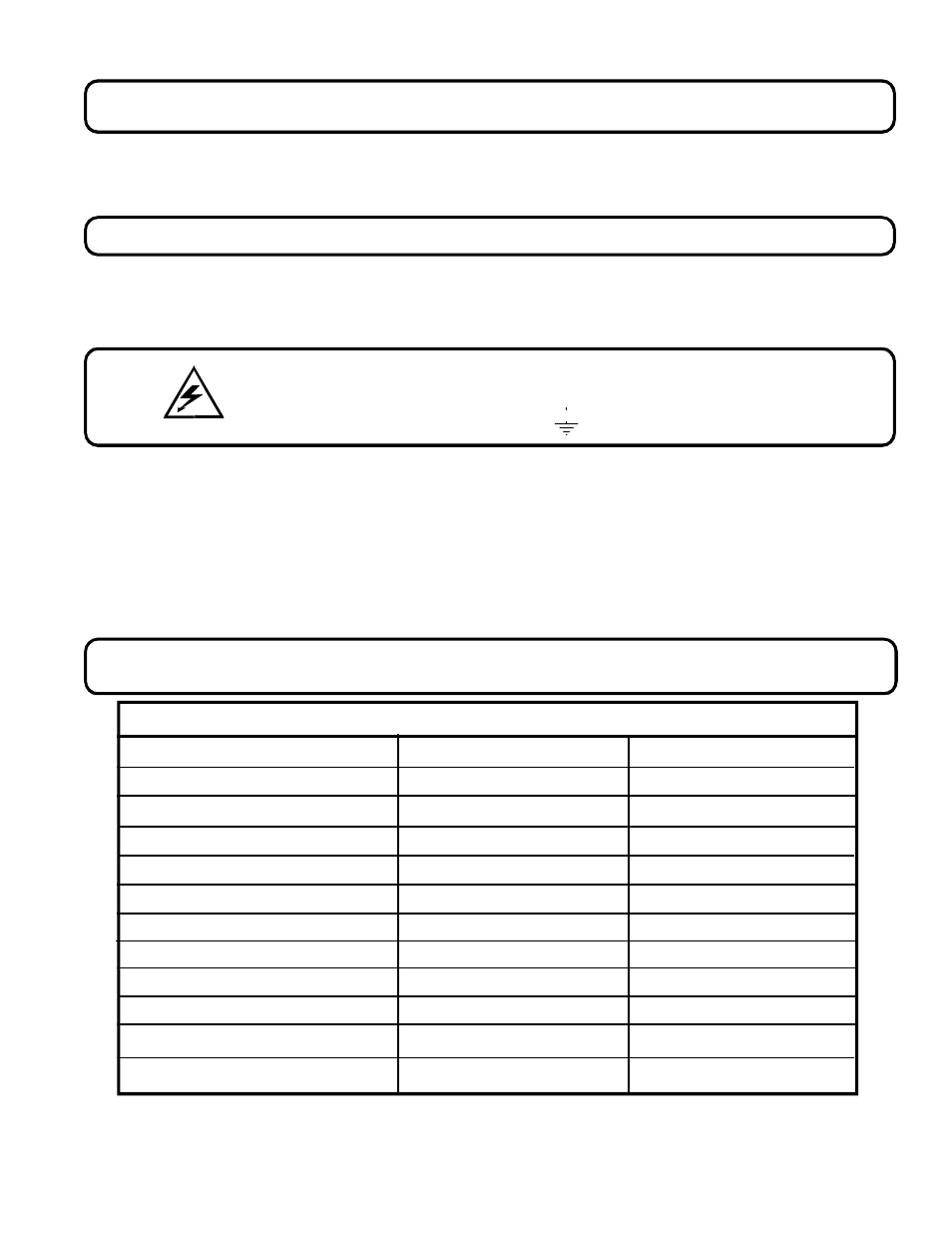 Recommended grilling times and temperatures, D. electrical hook-up | Wells Bulit-In Electric Griddles User Manual | Page 7 / 14