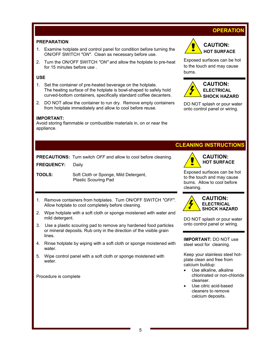 Wells H-006UL User Manual | Page 7 / 10
