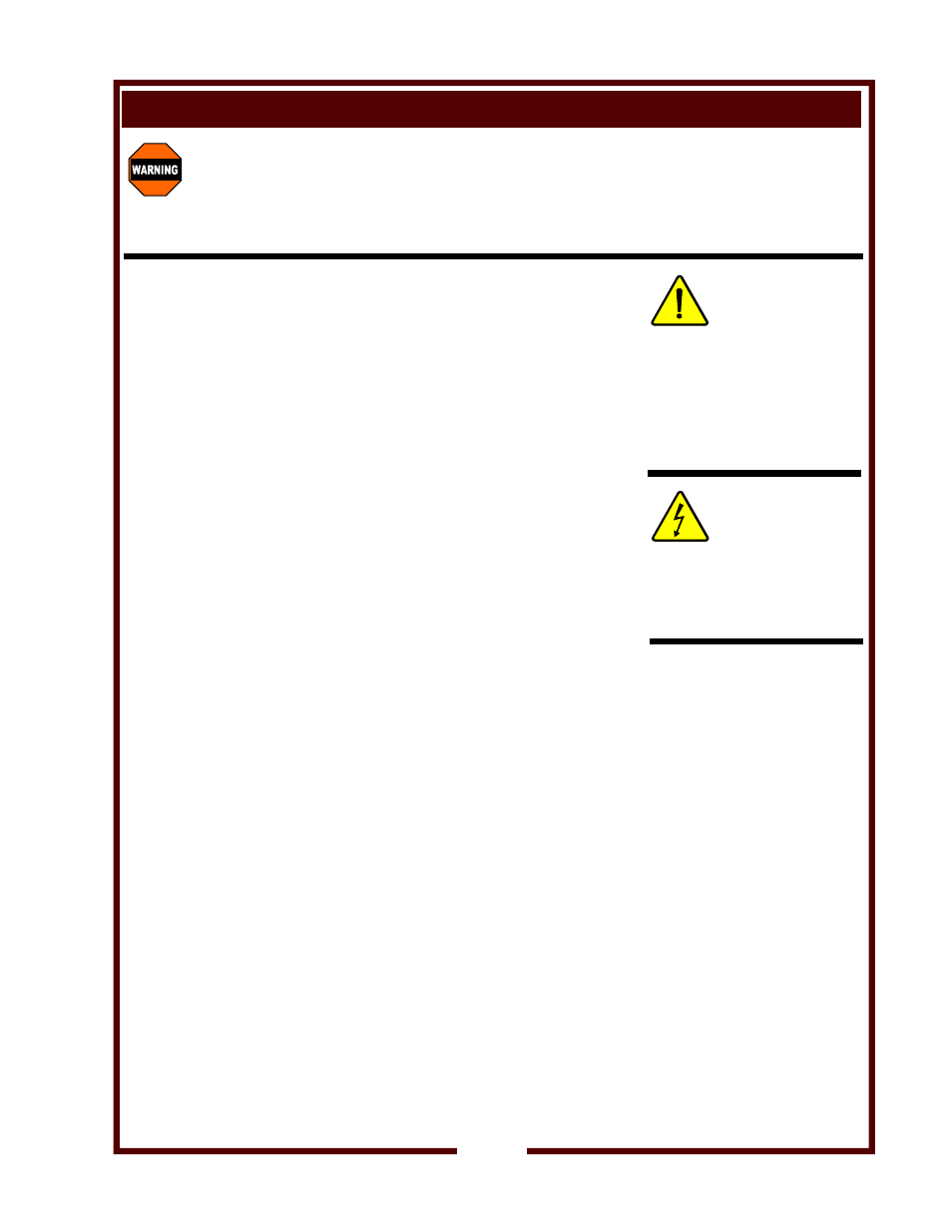 Installation (continued) warning, Caution | Wells F-88 User Manual | Page 7 / 14