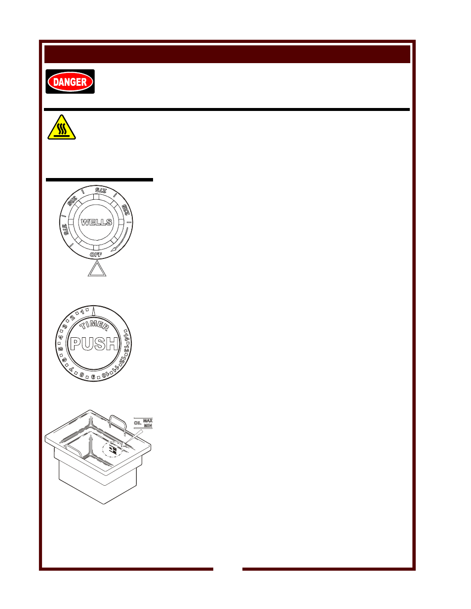 Operation, Danger, Caution | Wells F-88 User Manual | Page 8 / 14