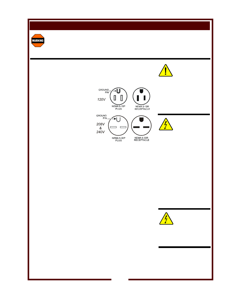 Installation (continued) warning, Caution | Wells F-14 User Manual | Page 7 / 14