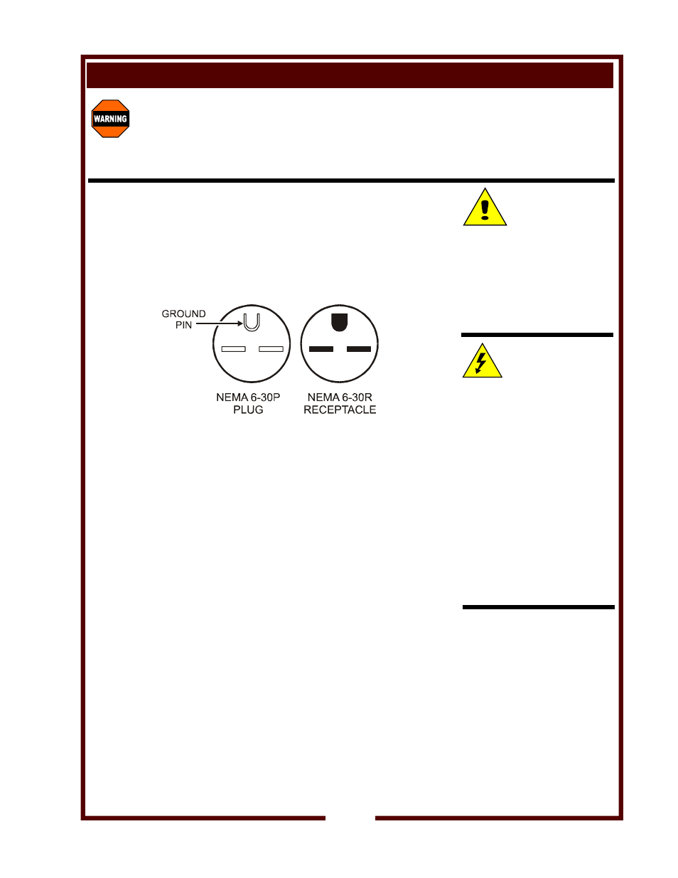 Installation (continued) warning, Caution | Wells F-49RT User Manual | Page 7 / 12