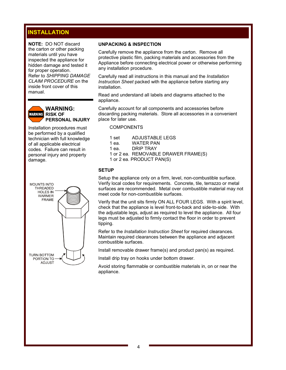 Wells HDW-2 User Manual | Page 6 / 14