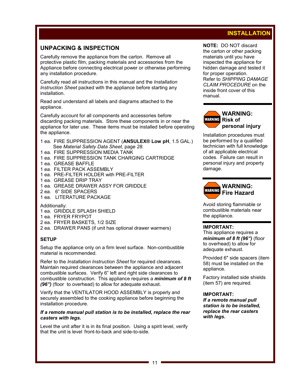 Wells WV-FGRW User Manual | Page 13 / 36