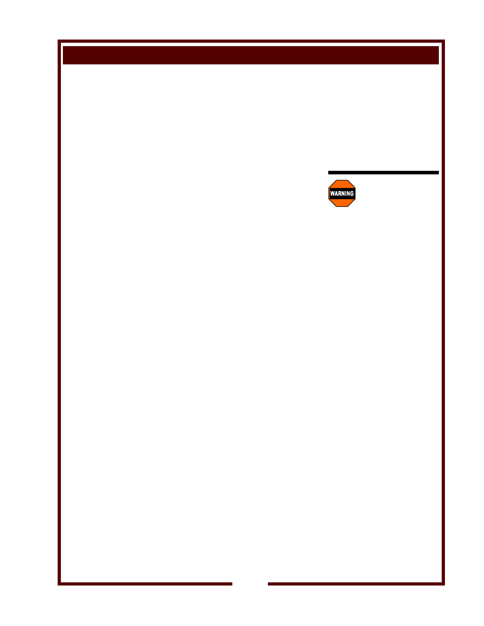 Installation, Warning | Wells OC-2HG User Manual | Page 7 / 22