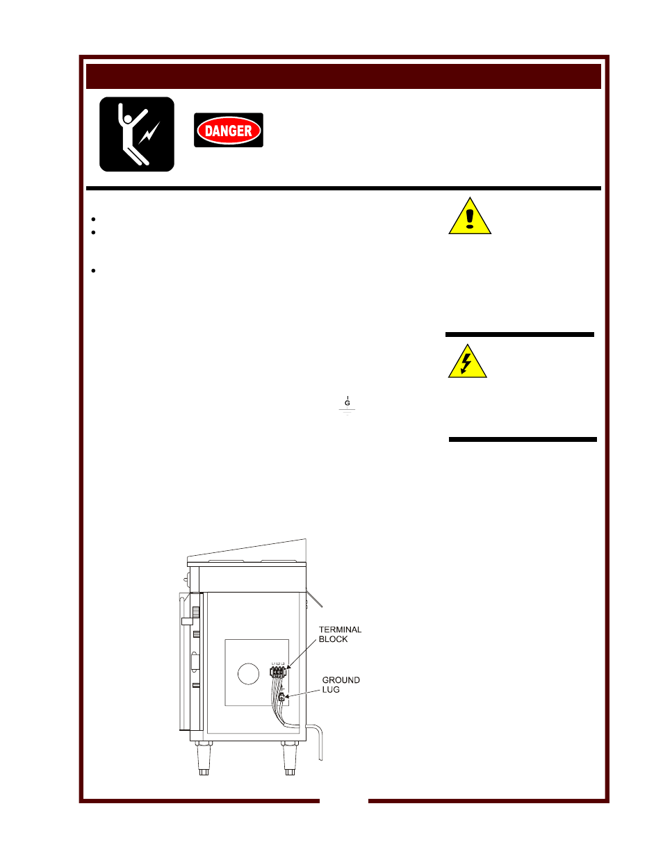 Caution | Wells OC-2HG User Manual | Page 9 / 22