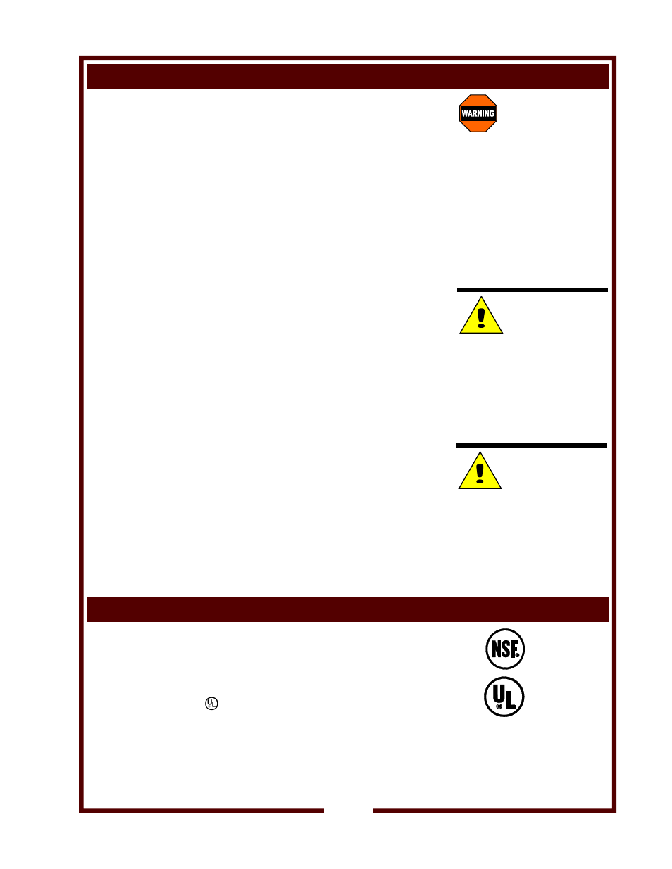 Precautions and general information, Agency listing information | Wells BUILT-IN HW-SERIES COOK N'HOLD WARMERS HW/SMP-6D User Manual | Page 5 / 16