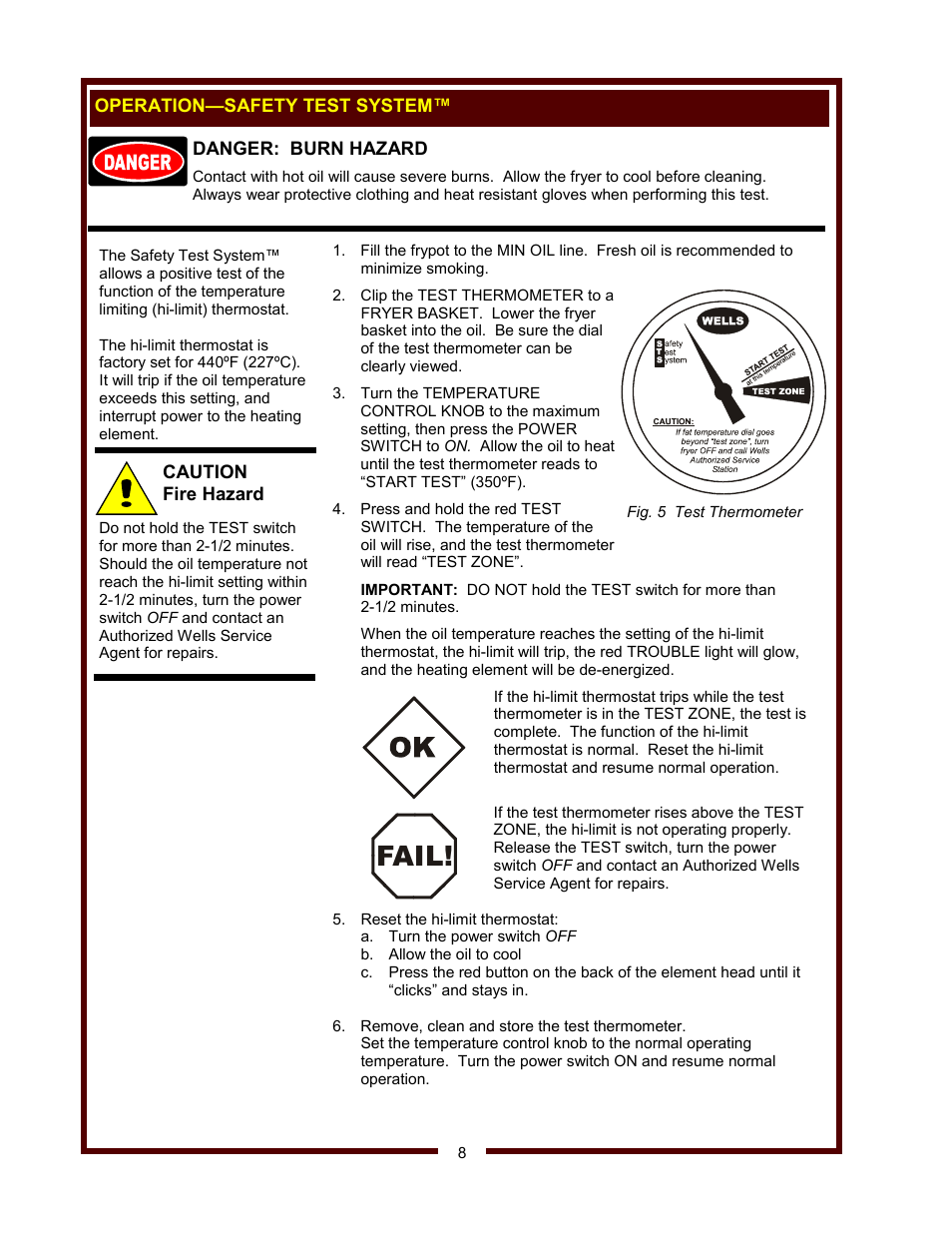 Fail | Wells F-886 User Manual | Page 10 / 16