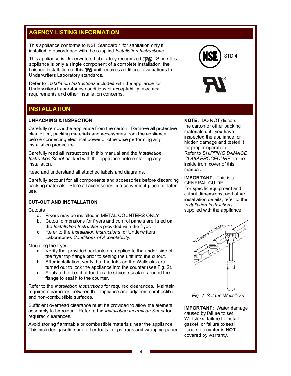 Wells F-886 User Manual | Page 6 / 16