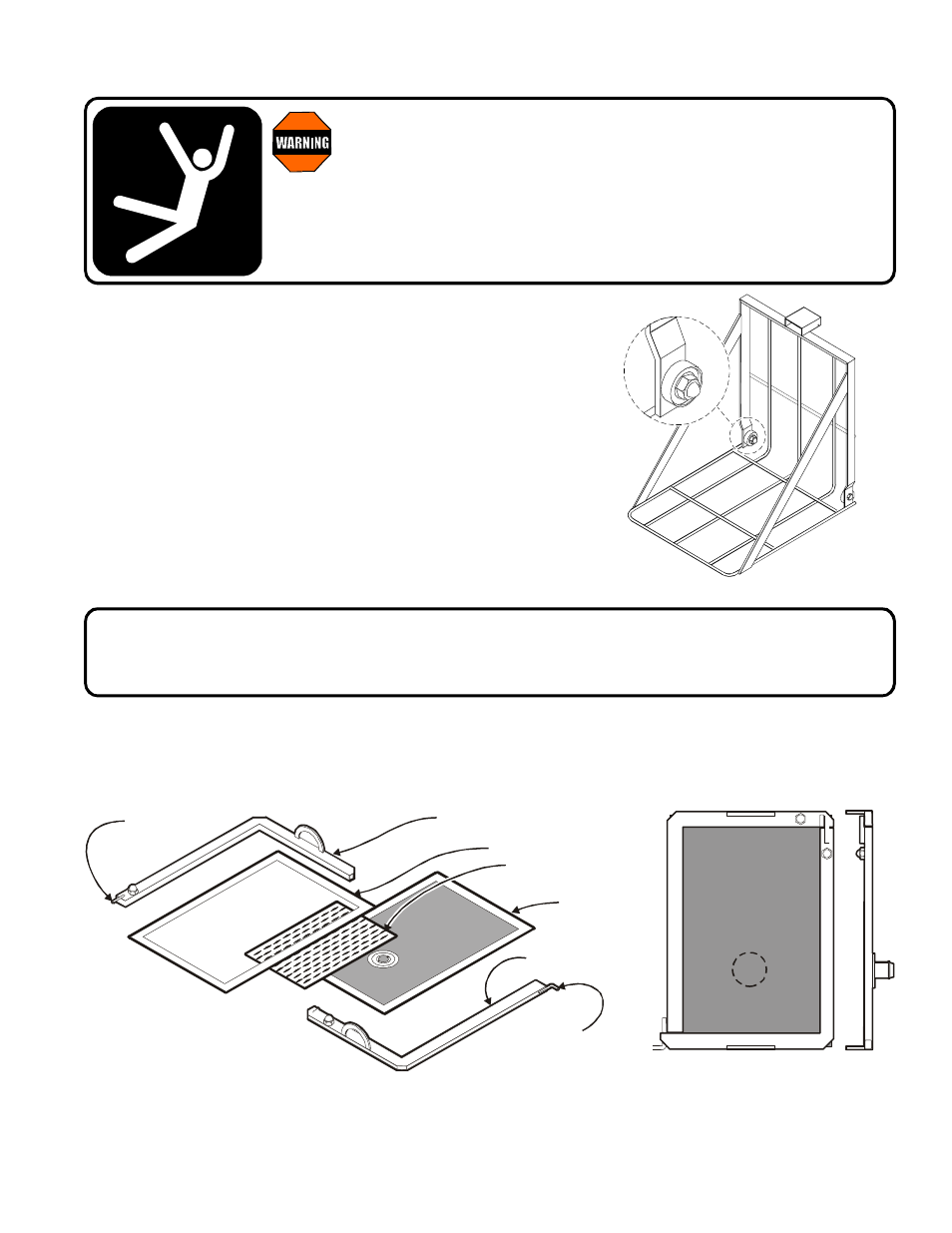 B. cradle roller assemblies | Wells WFGA-60FS User Manual | Page 17 / 30