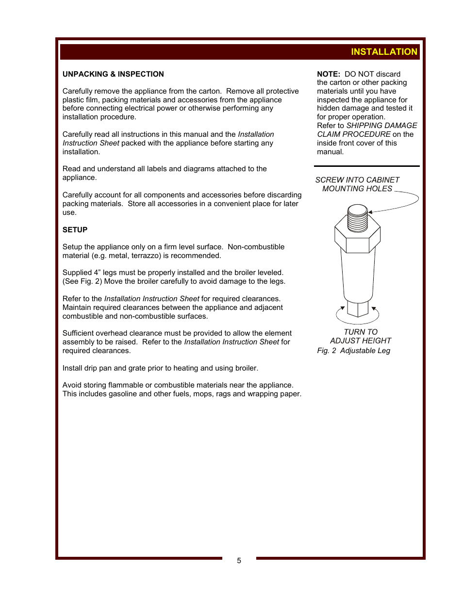 Wells B-40 User Manual | Page 7 / 16