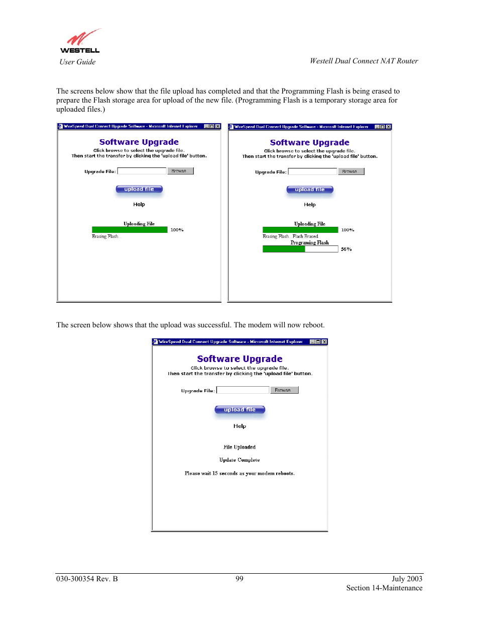 Westell Technologies 2200 User Manual | Page 103 / 133