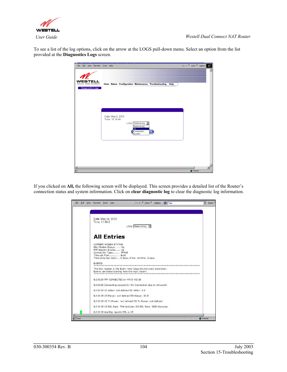 Westell Technologies 2200 User Manual | Page 108 / 133