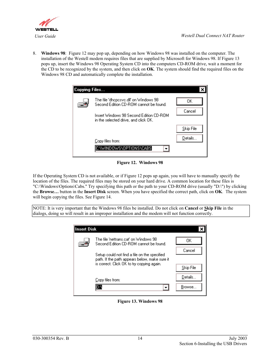 Westell Technologies 2200 User Manual | Page 18 / 133