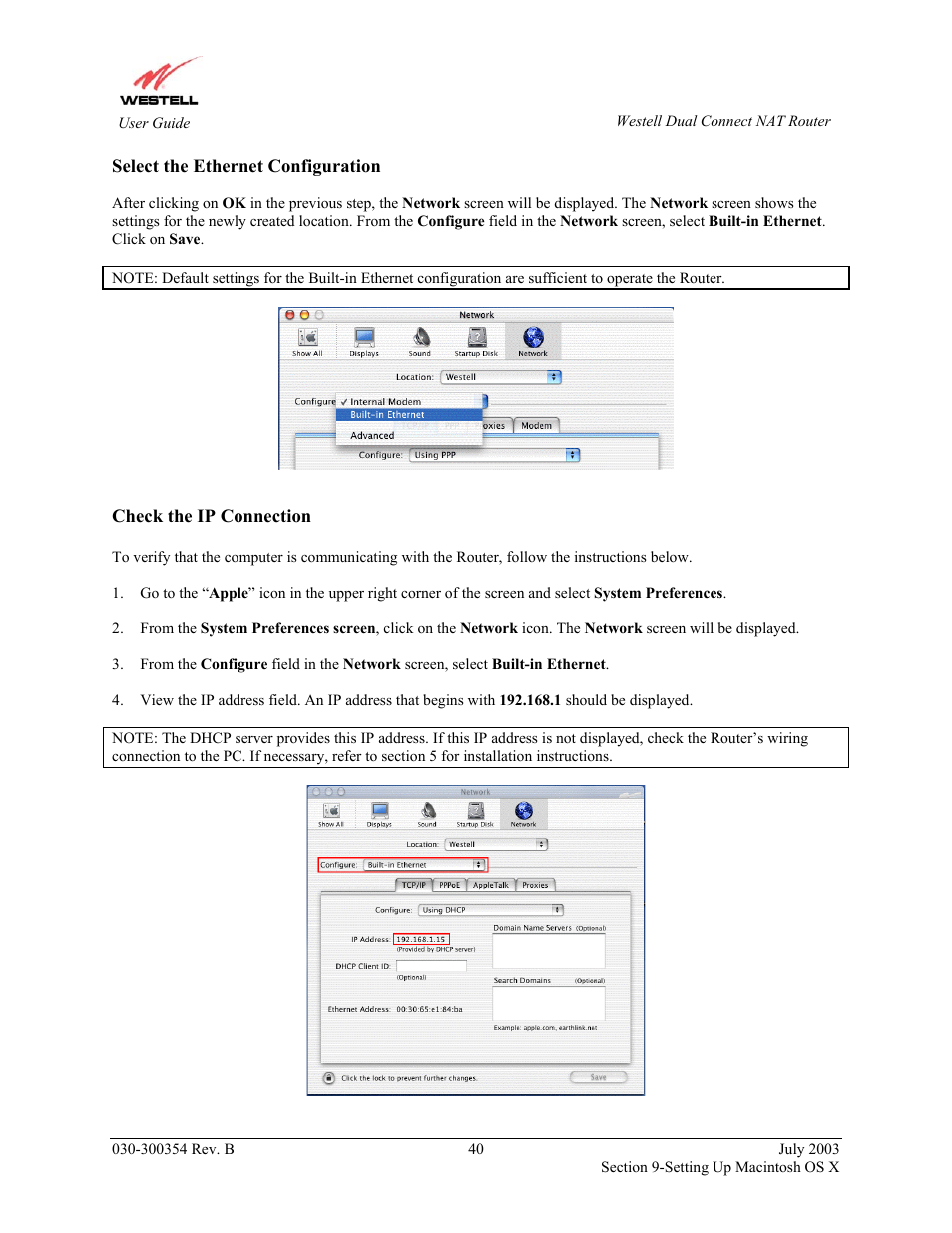 Westell Technologies 2200 User Manual | Page 44 / 133