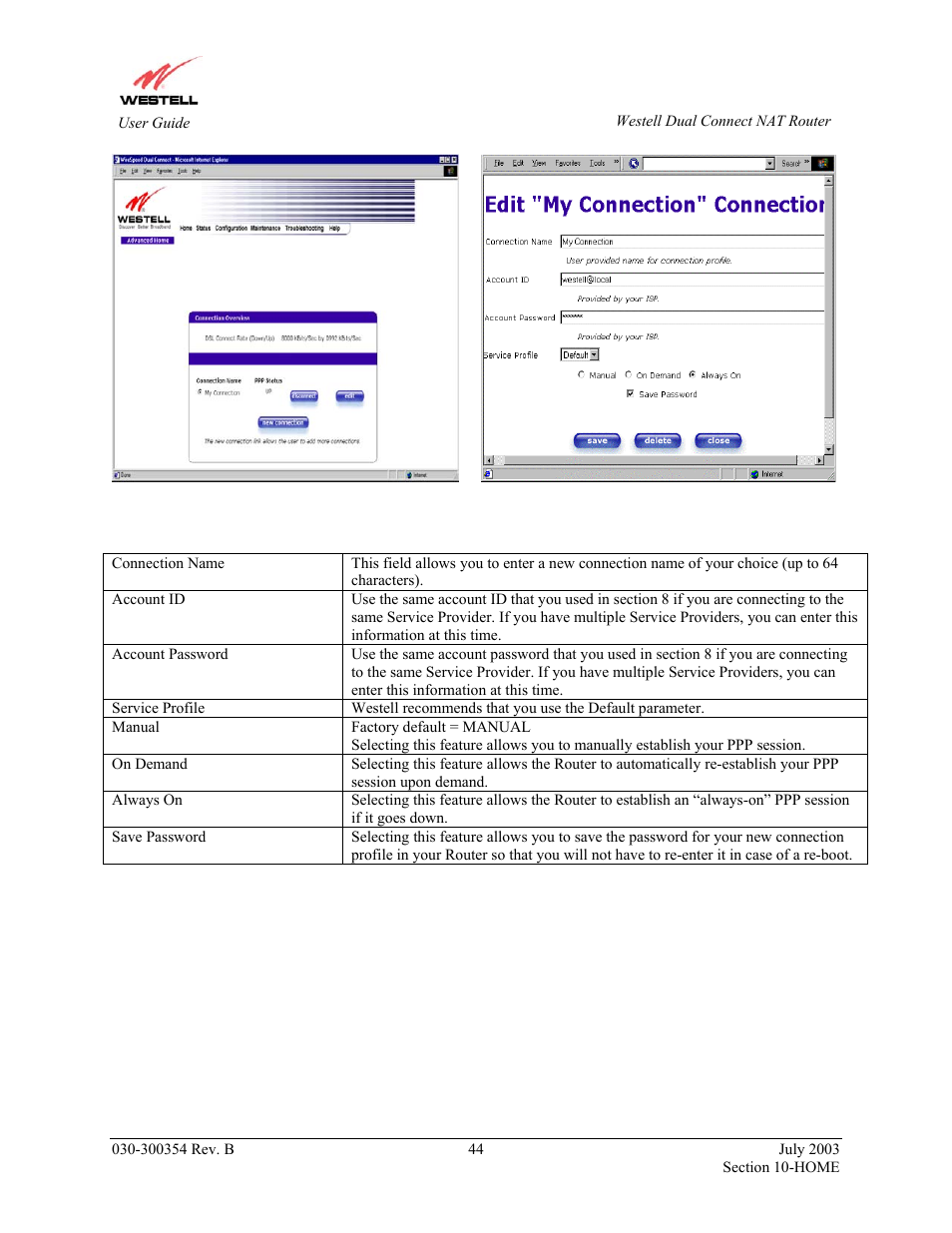 Westell Technologies 2200 User Manual | Page 48 / 133