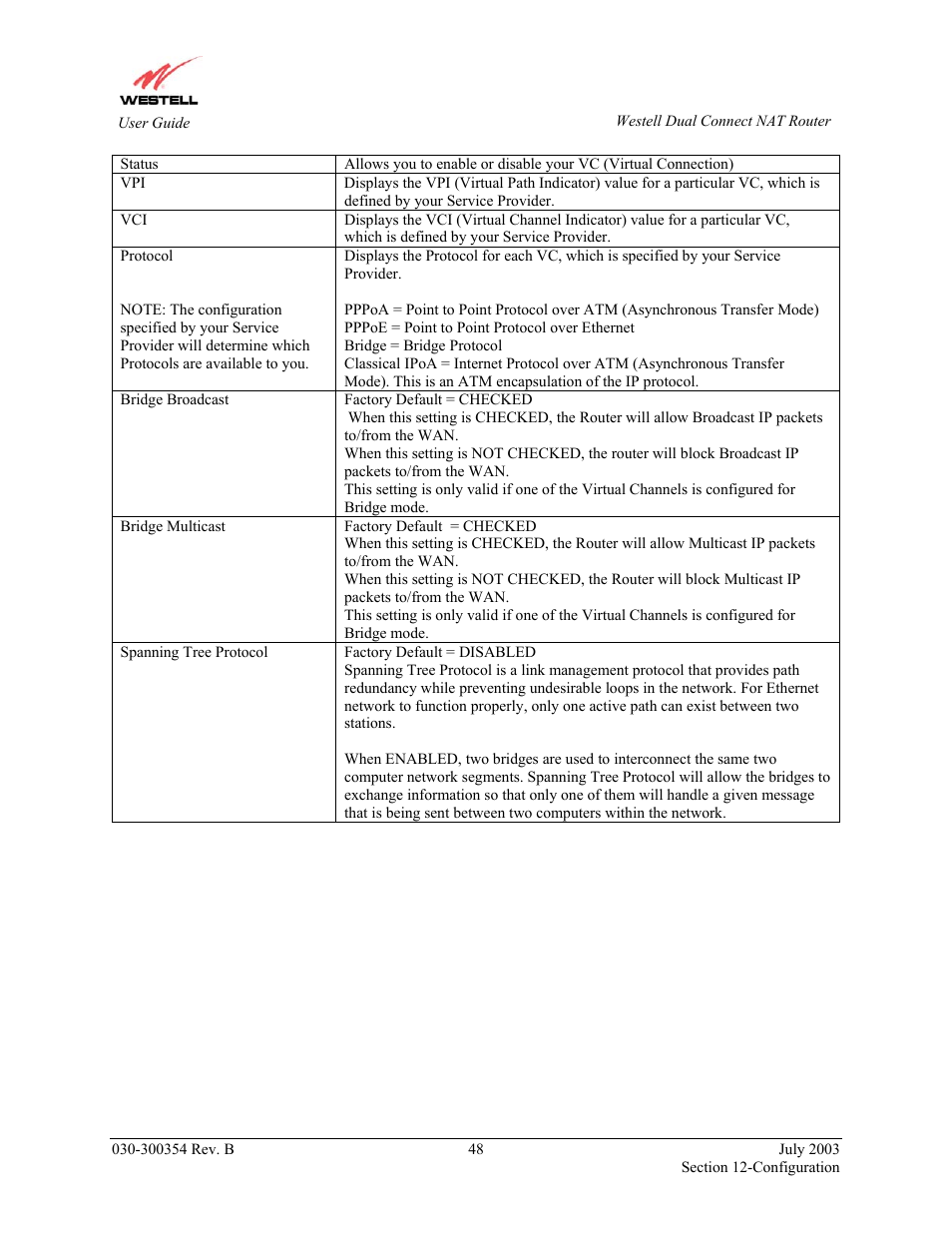 Westell Technologies 2200 User Manual | Page 52 / 133